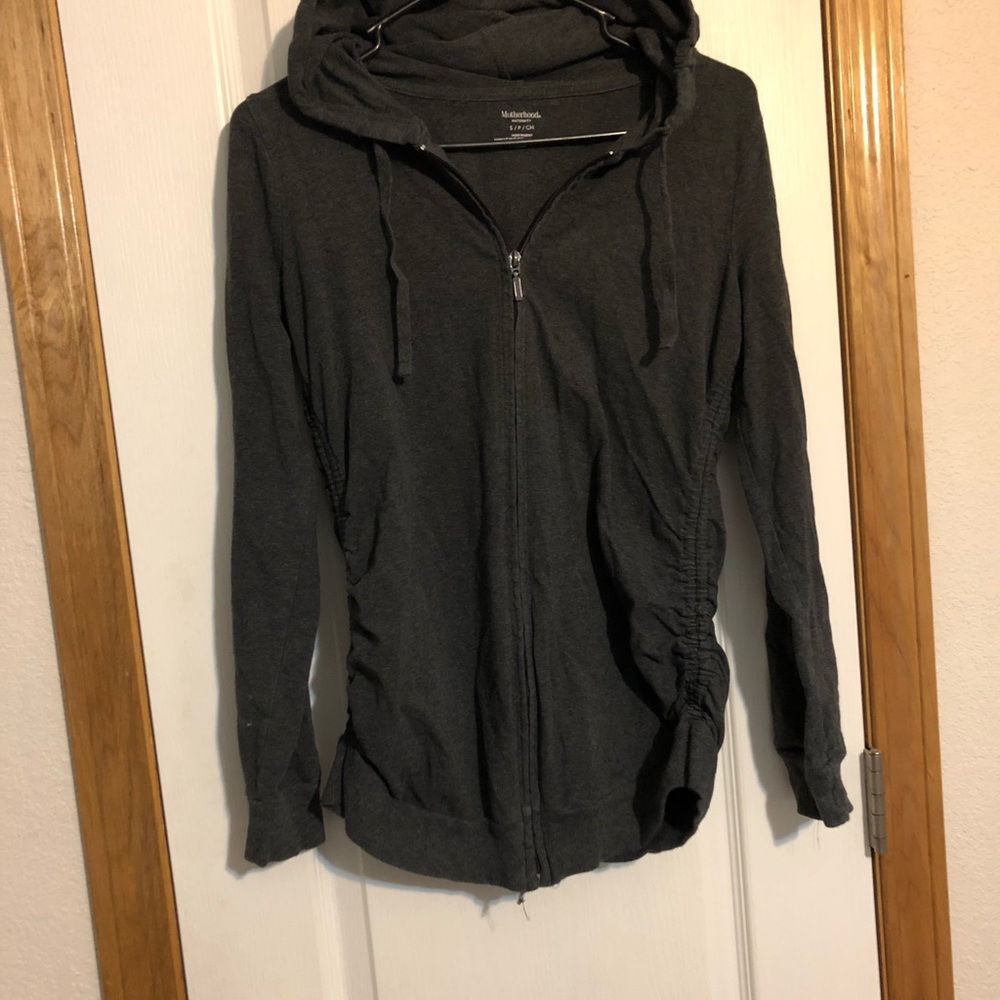 Motherhood Maternity zip up light weight hoodie